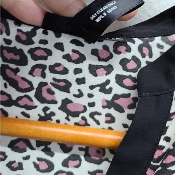 Aqua Cheetah Print Sleeveless Top Size XS - Picture 4 of 7